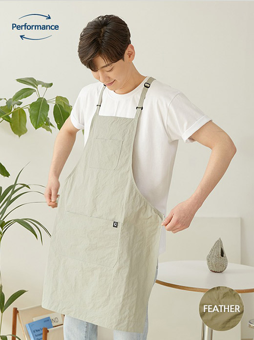 X형 Medium 페더 에이프런
