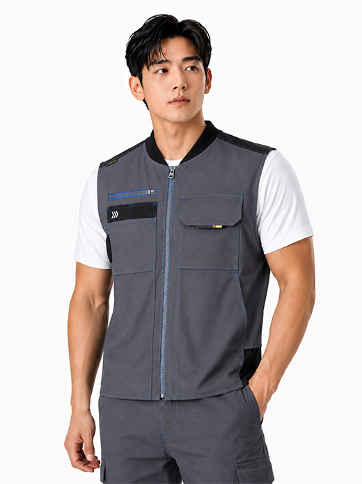 그레이 코듀라 조끼 PR01V