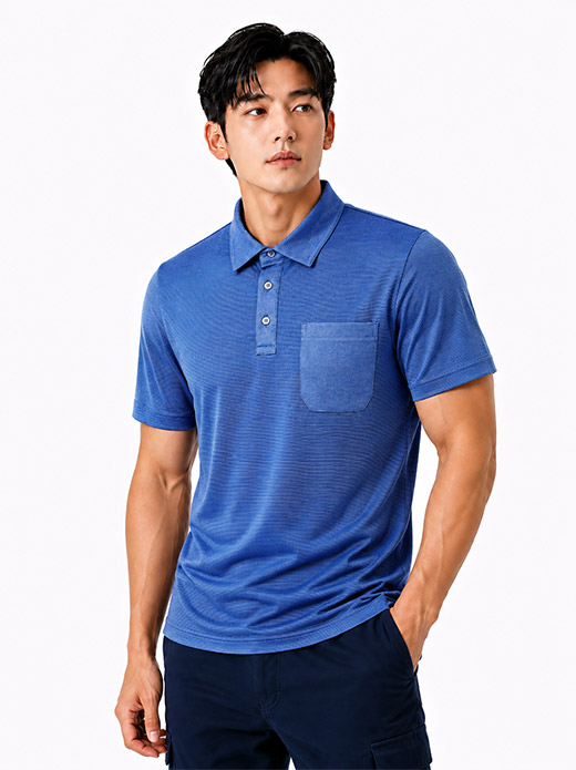 멜란 스트라이프 폴로 티셔츠 CT601