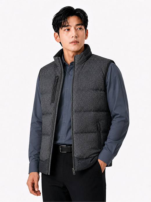 헤링본 웰론 조끼 CT803