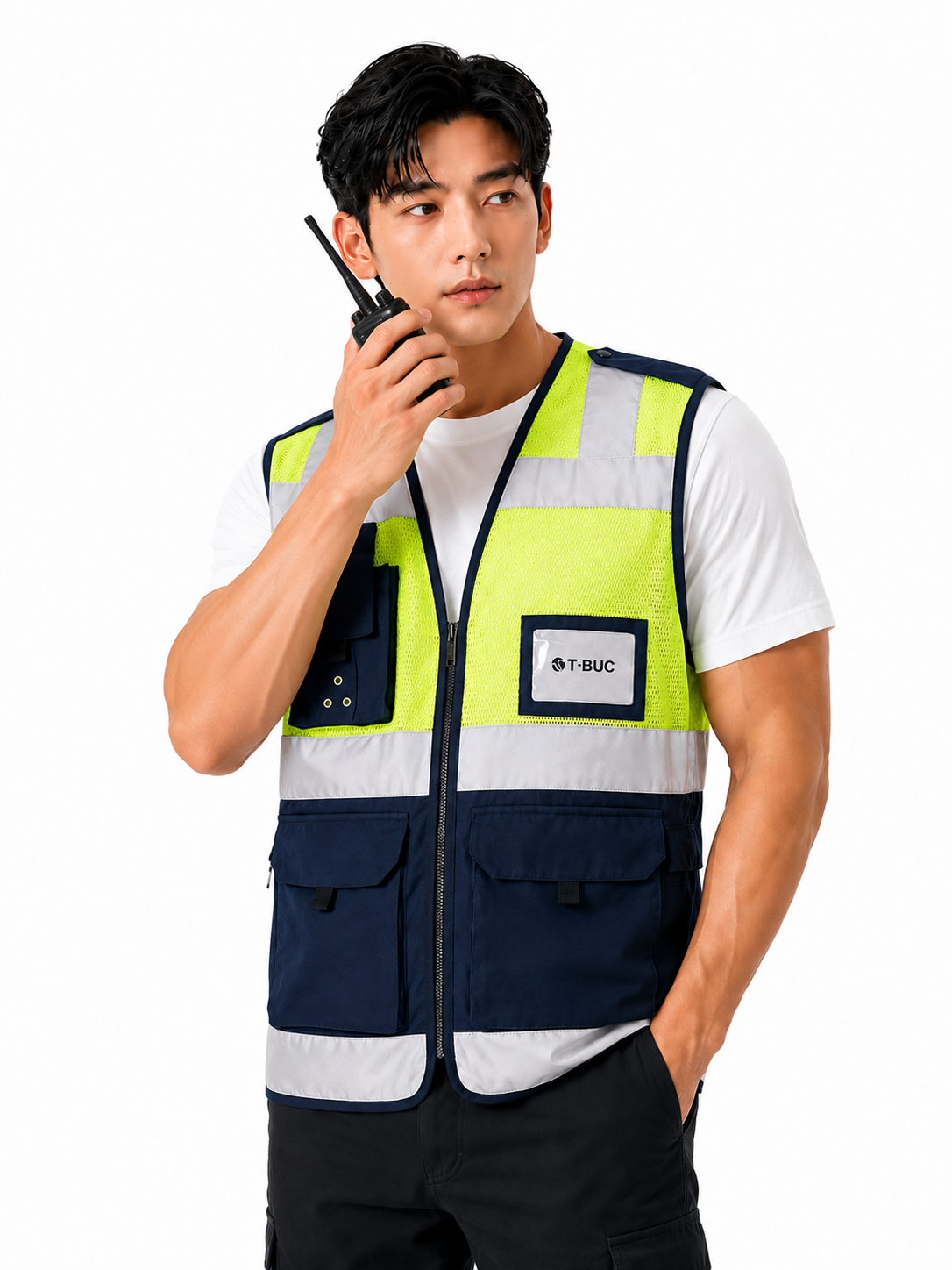 야간식별반사 방범조끼 TBS-5011