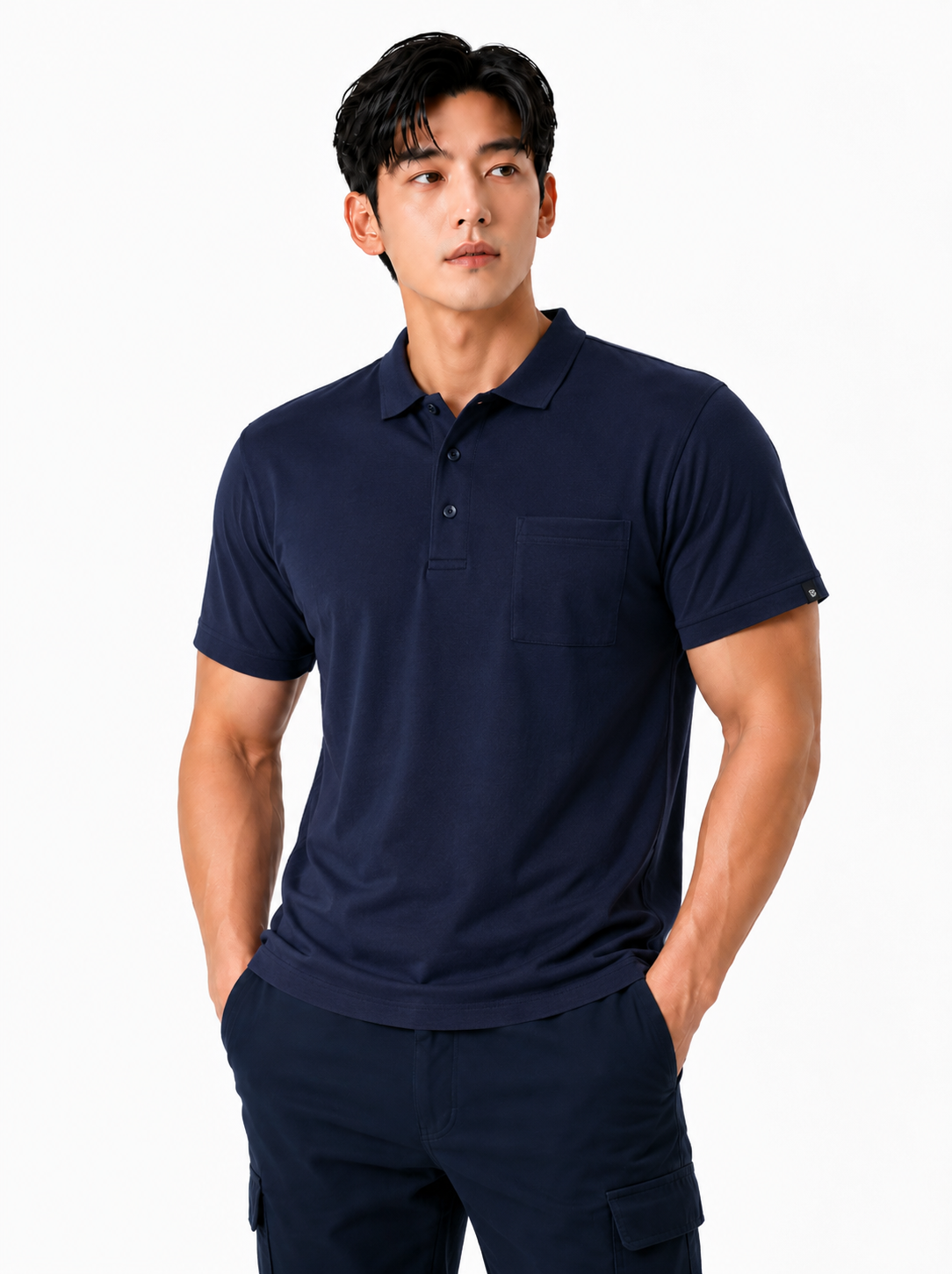 춘하 클론 폴로 티셔츠 네이비 MT-202
