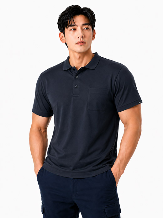 춘하 쿨론 폴로 티셔츠 챠콜 MT-203