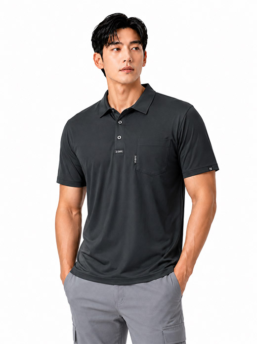 슈퍼 드라이 티셔츠 챠콜 TBT-1604