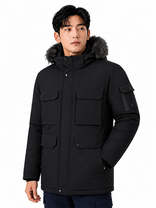 스판 오리털 패딩 파카 MK-4075J