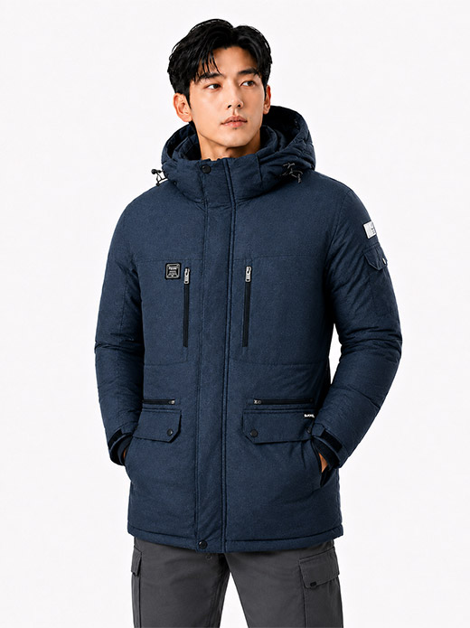 탈부착 후드 카치온 립 파카 TB-616J