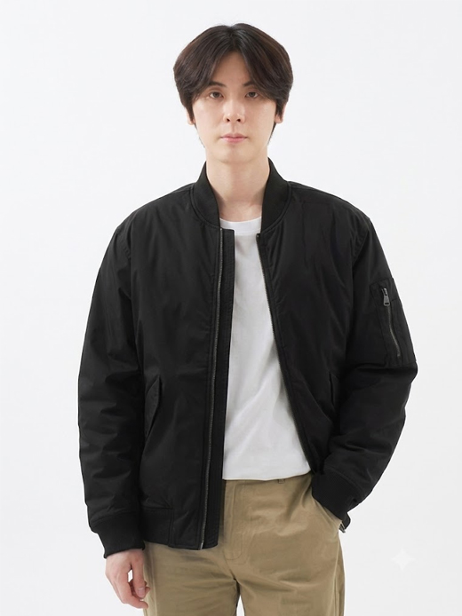 투 레이어 블루종 점퍼 710