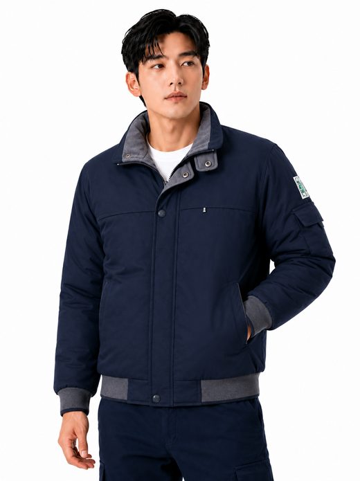 동복 패딩작업복 상의 네이비 TB-65J