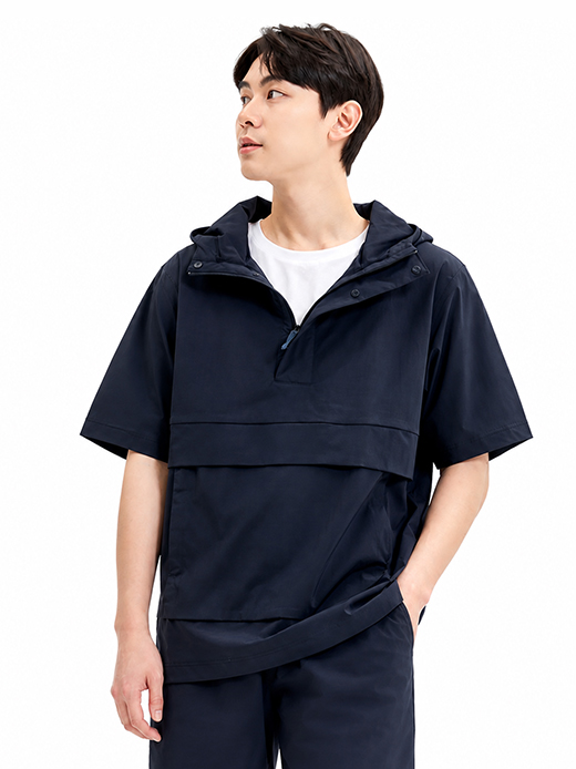스판 반팔 아노락 바람막이 150