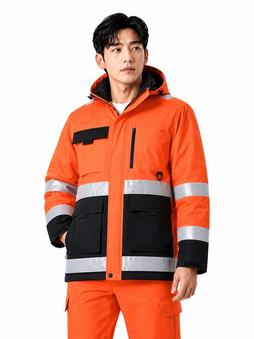 야간식별 방수 형광패딩 상의 TB-5032J
