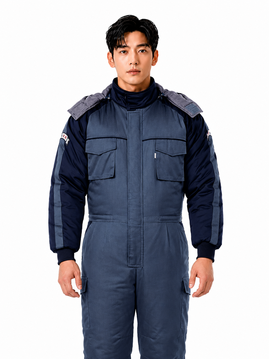 동계작업 퀄팅 스즈끼 정비복 상하일체형 TC패딩 TB-761