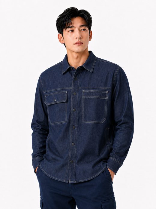 데님 스판 셔츠 TB-19-16J