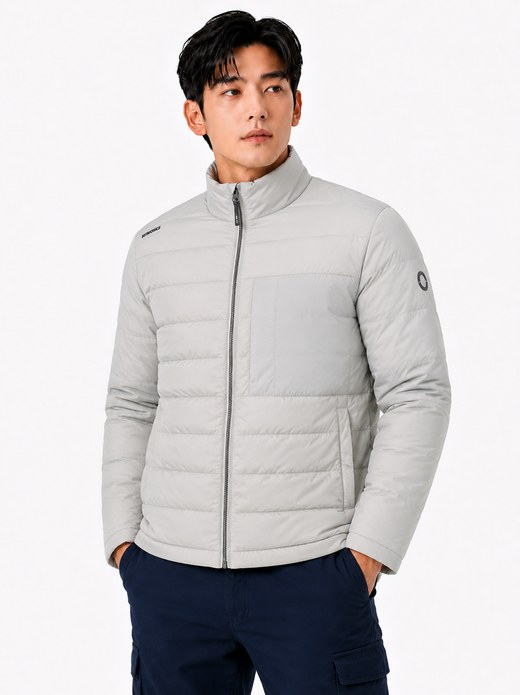 스트레치 오리털 경량패딩 라이트베이지 MK-385J