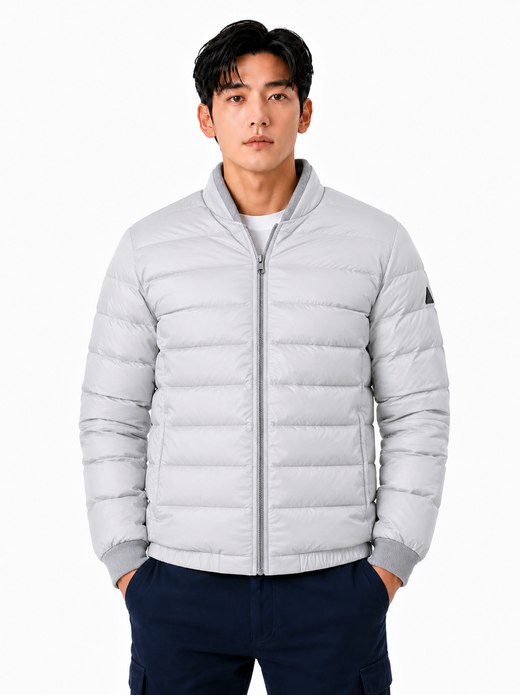 솔라볼 경량패딩 점퍼 라이트그레이 MK-4081J