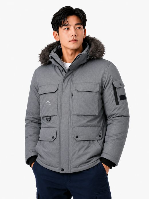 스판 오리털 패딩 파카 MK-4076J