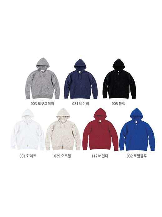 쭈리 헤비 후드집업 00189