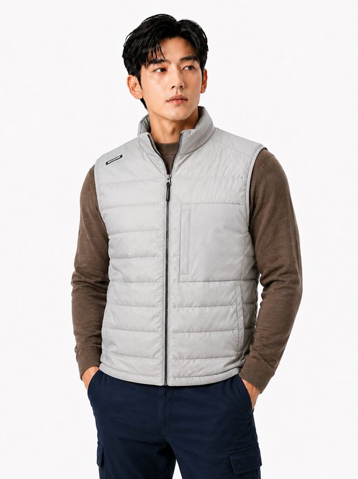 경량 스트레치 보온조끼 라이트베이지 MK-415