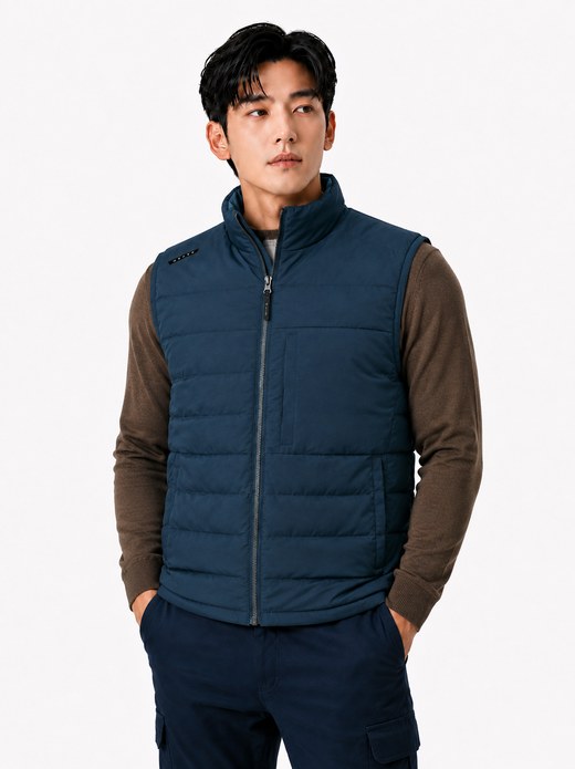 경량 스트레치 보온조끼 그린 MK-417