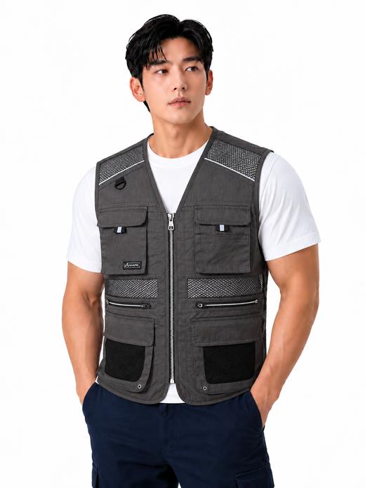 실버 포인트 TC조끼 그레이 MK-101J