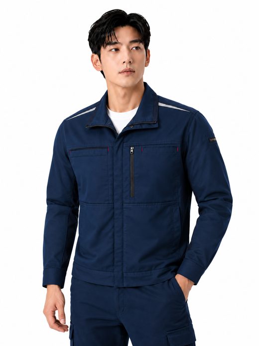 T/C스판 사철복 상의 1015 네이비