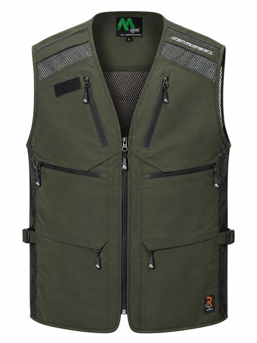 멀티포켓 조끼 카키 MK-542J