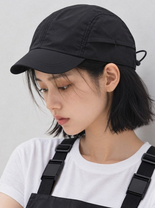 짧은 챙 벤트캡