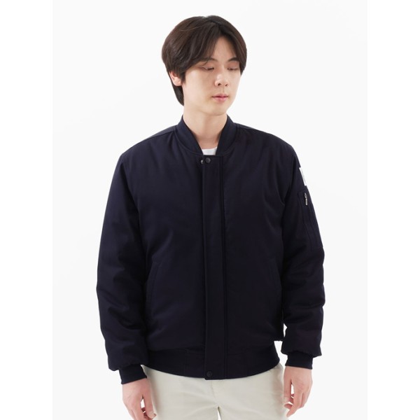 시보리 방한 점퍼 745W 스냅식